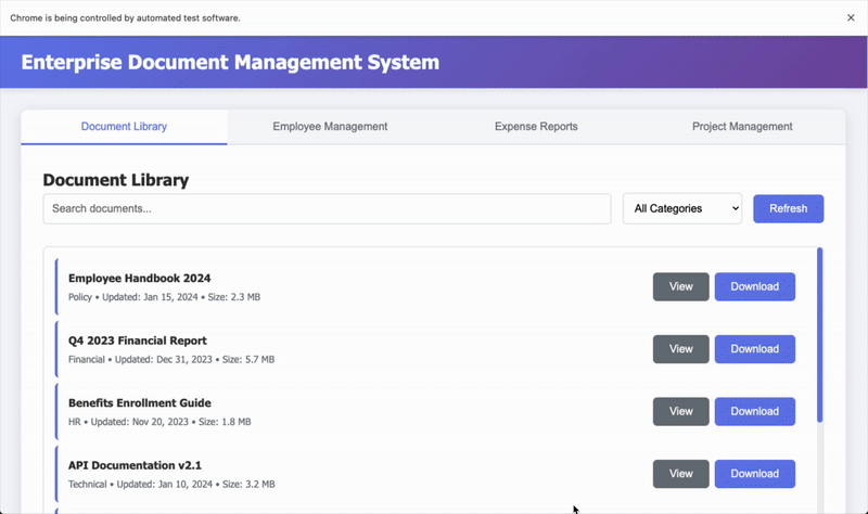 Synthetic environment demonstration 2